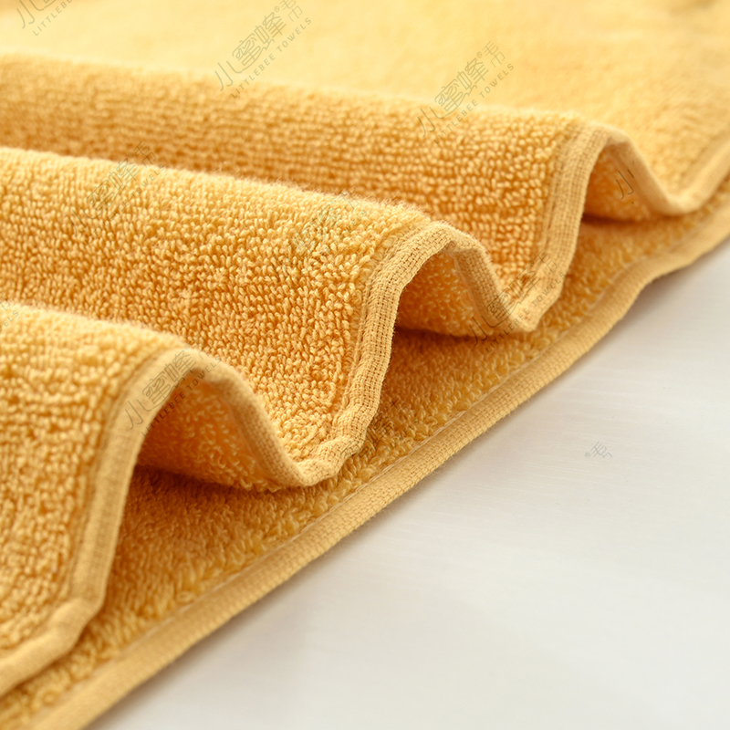 Strand thread broken all-cotton plain face towel, Little Bee towel, item number: 612 pic 8