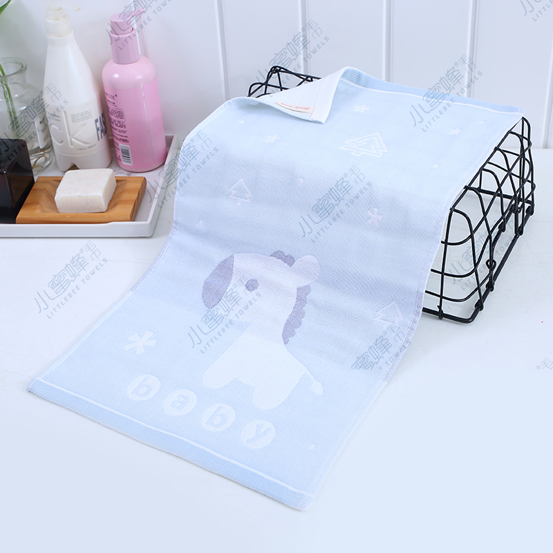 New Bamboo Fiber Cloth Children's Towel Children's Face Towel Small Bee Towel No. : 213 details Picture