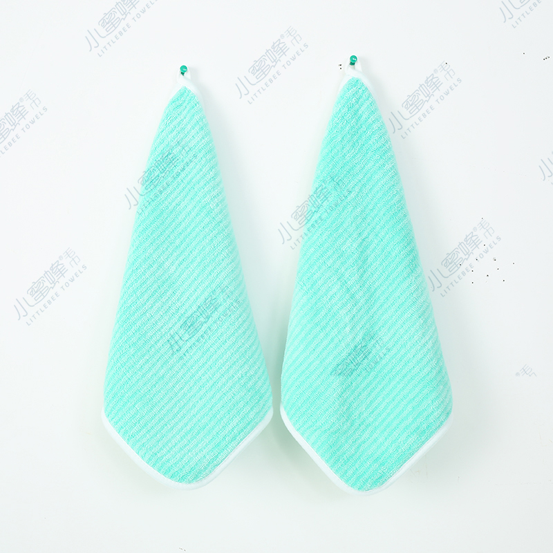 A Hair Manufacturers Direct Coral Velvet Striped Towel Small Bee Towel Item No. : 107 Item Picture