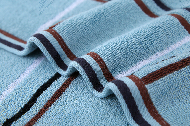 Factory direct sales of plain and intermittent towels. The color of the towel is fresh and bright. Little Bee towel. Product number: 507 pic 13