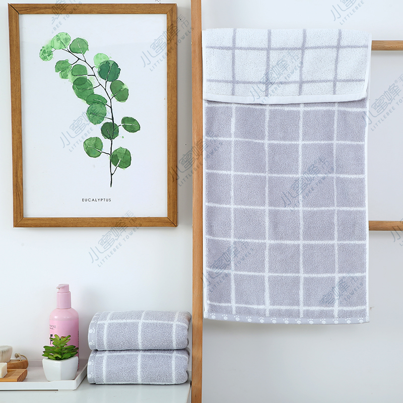 Small Bee Towel Positive And Negative 32 Pairs Of Towels Face Washing Couple Towel Number: 716 Application Scenario