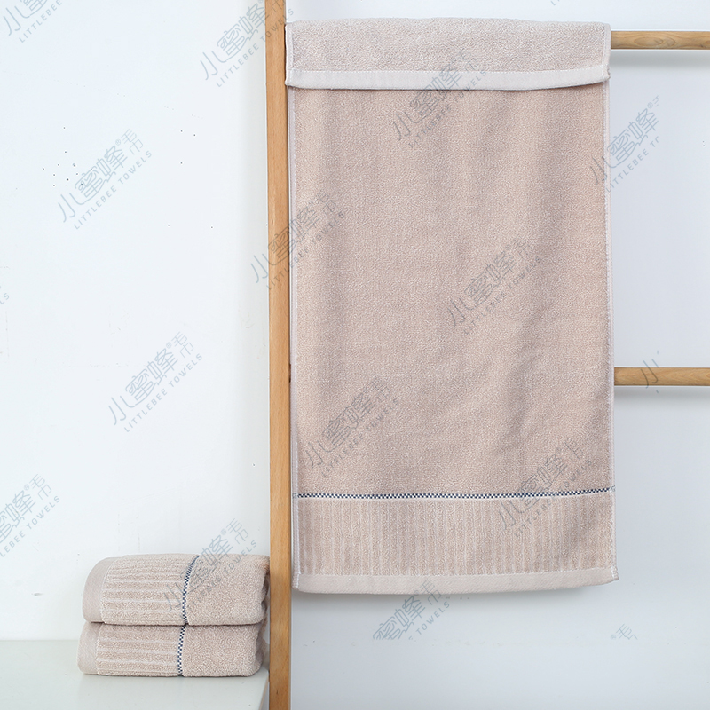 Solid Color Jacquard Break Towel Hair Labor Protection Towel Little Bee Towel Item No. : 303 details Picture