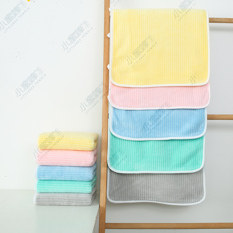 A Dry Hair Towel Coral Velvet Wrapped Bath Towel Plain Color Super Absorbent No. : 320