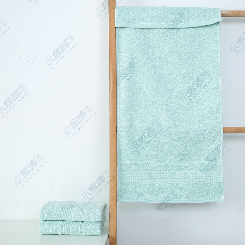 One-piece consignment of Class A infant and toddler grade 32-count super soft color woven single yarn pure cotton towel. Item number: 903 Specification image