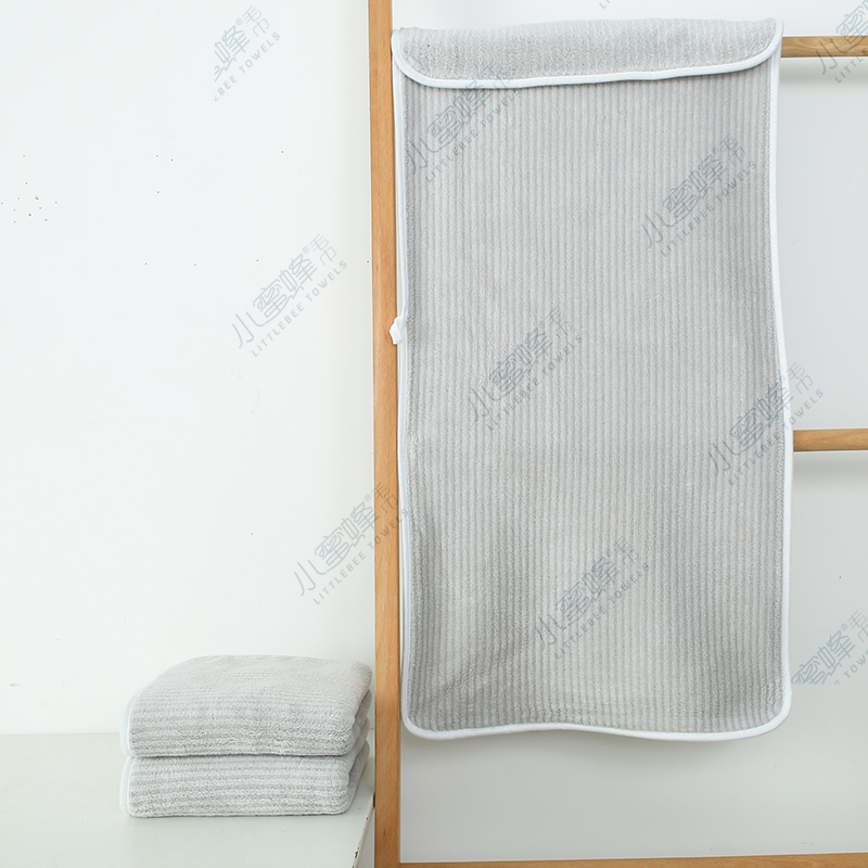 A Dry Hair Towel Coral Velvet Wrapped Bath Towel Plain Color Super Absorbent No. : 320 Specification drawing