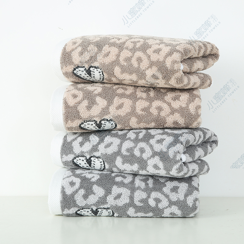 Little Bee Towel Strand Jacquard Adult Face Towel Little Bee Towel No. : 517 Item Picture
