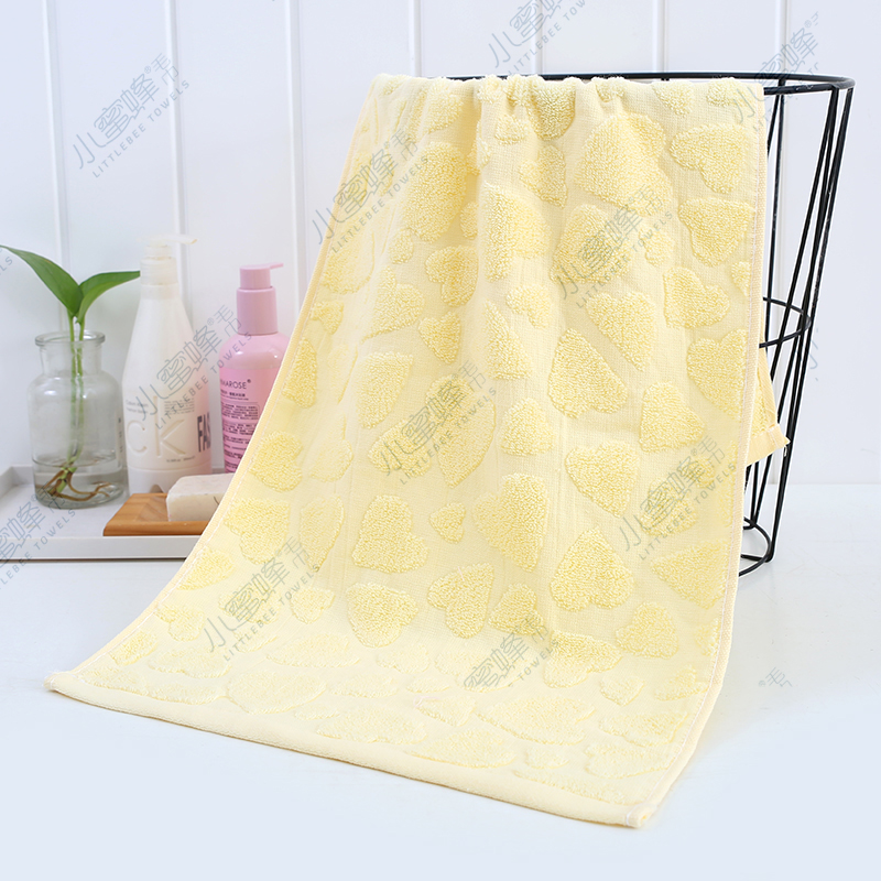 Small Bee Towel Cloth Wool Circle Solid Color Towel Candy Color Towel Item No. : 400 details Picture