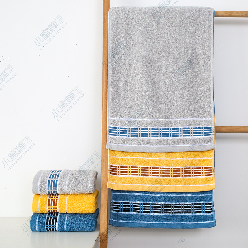 Factory Direct Sales Of New Cotton Towel Hair Labor Protection Towel Small Bee Towel No. : 319 Application Scenario