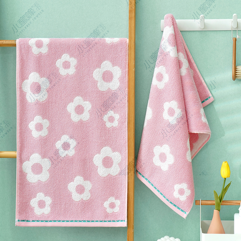 One-piece consignment of Class A infant and toddler grade all-cotton towel with color weaving process AB yarn. Item number: 906 Specification image