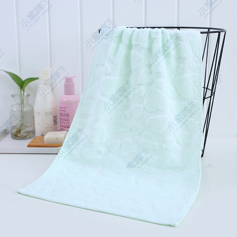 Small Bee Towel Cloth Wool Circle Solid Color Towel Candy Color Towel Item No. : 400 Specification drawing