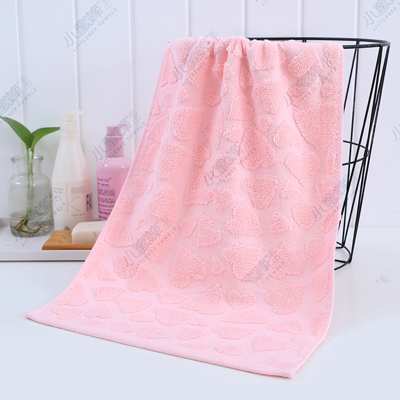 Small Bee Towel Cloth Wool Circle Solid Color Towel Candy Color Towel Item No. : 400 Application Scenario