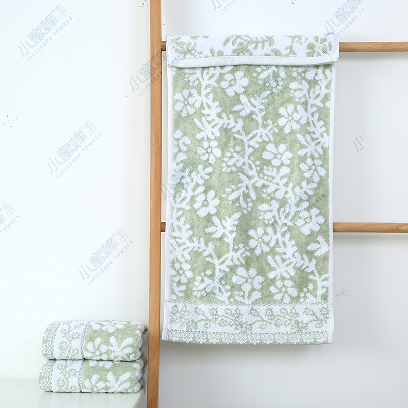 Classic Gift Towel Bamboo Fiber Cotton Towel Jacquard Towel Cargo Small Bee Towel Number: 503 Application Scenario