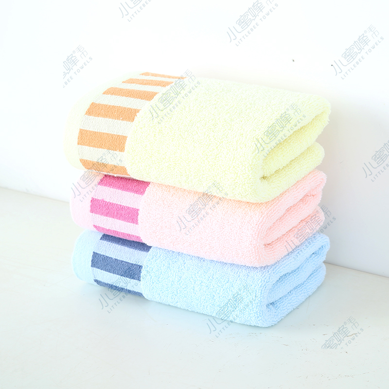 Factory Direct Sales Of New Cotton Towel Hair Labor Protection Towel Small Bee Towel Item No. : 318 Item Picture