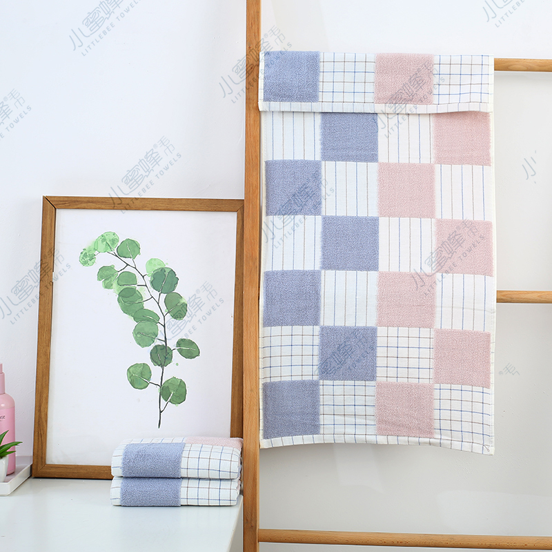 Small Bee Towel Positive And Negative 32 Towels Face Wash Couple Towel Item Number: 800 Specification drawing