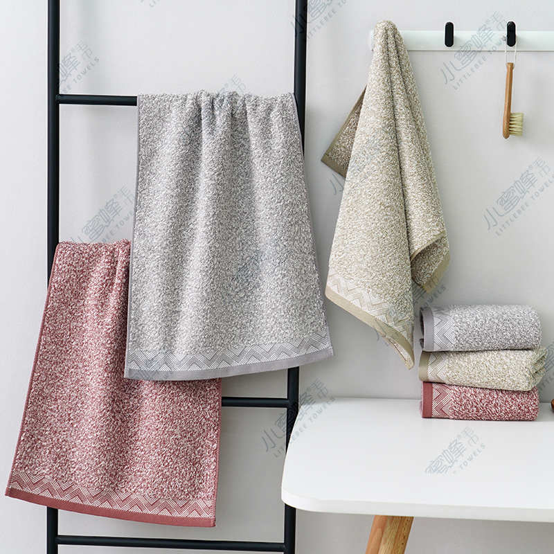 New Jacquard Cotton Towel Anyway 32 Thread Towel Small Bee Towel Item No. : 718