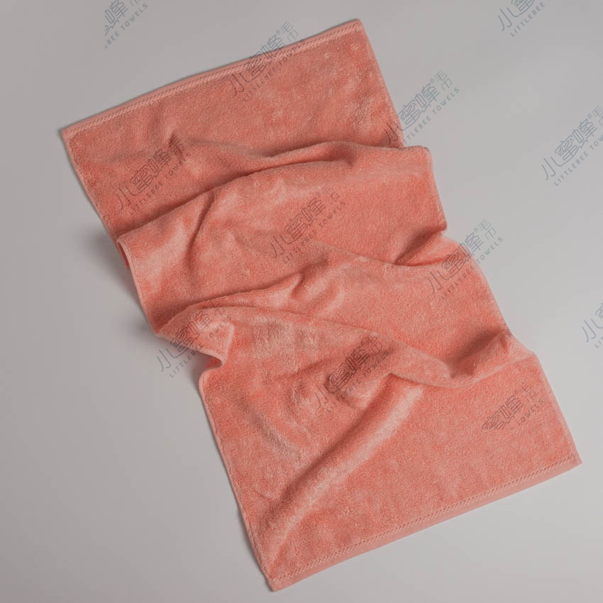 A Generation Of Bamboo Fiber Face Towel Solid Color Features Edge Multi-Color Small Bee Towel: 717