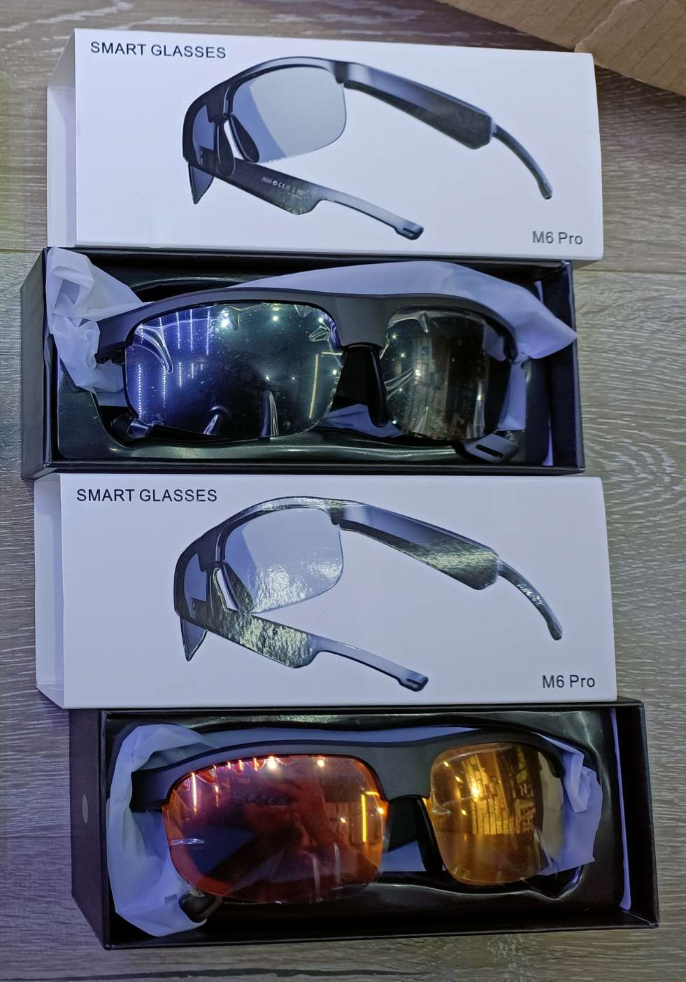 M6 Pro 智能蓝牙耳机眼镜 集电话音乐眼镜于一体 防紫外线详情图1