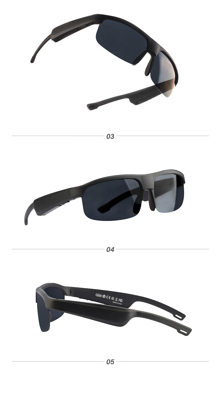 M6 Pro 智能蓝牙眼镜 集电话音乐眼镜于一体 蓝牙耳机眼镜 防紫外线详情图4