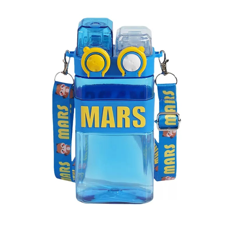 L54-LX5543 Double drinking cups, straws, girls, high appearance level, boys, children, students, sports water bottles Item Picture