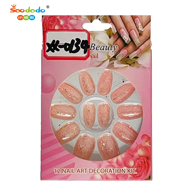 Soododo XDXX-0134 wear nail nail products hot sales new nail piece wear nail sticker set special fake nail wholesale jewelry nail nail full figure