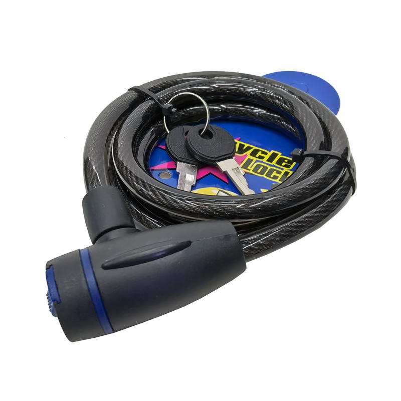 230719-10 Bicycle key lock, anti-theft electric bicycle, steel cable lock, portable ring lock, anti-theft electric bicycle Specification image