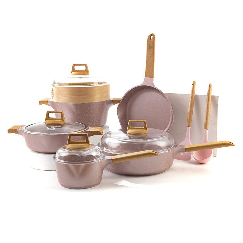 13pcs  set Die cast aluminum pot non-stick pot thumbnail