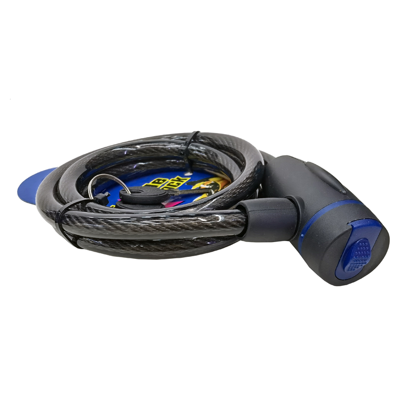 230719-10 Bicycle key lock, anti-theft electric bicycle, steel cable lock, portable ring lock, anti-theft electric bicycle details Picture