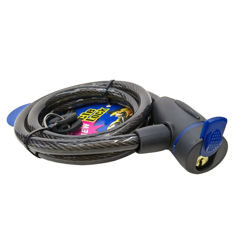 230719-10 Bicycle key lock, anti-theft electric bicycle, steel cable lock, portable ring lock, anti-theft electric bicycle Application Scenario