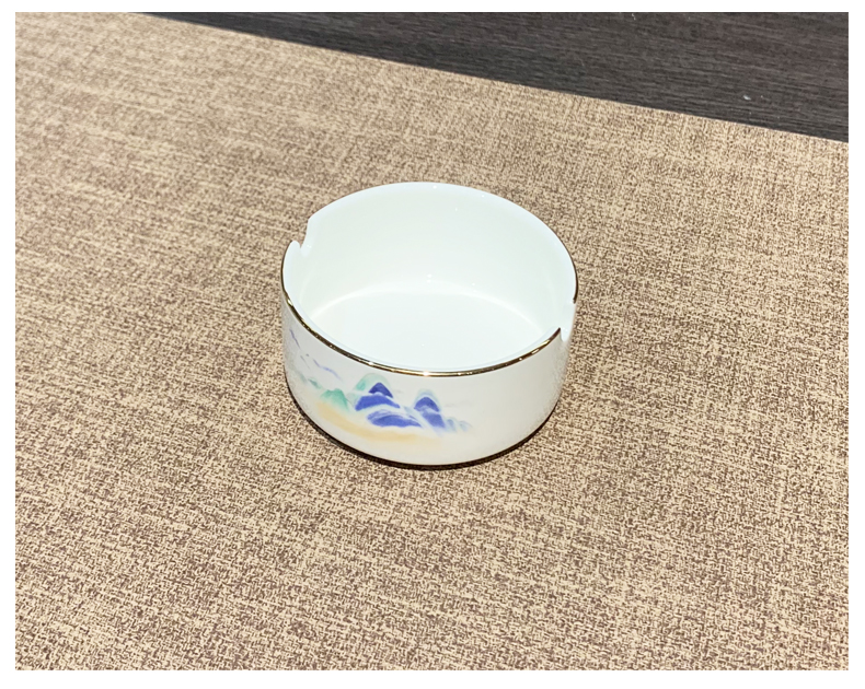 国潮酒店餐厅五星级陶瓷酒店用品批发餐具套装镶边摆台碗盘勺子套装详情8