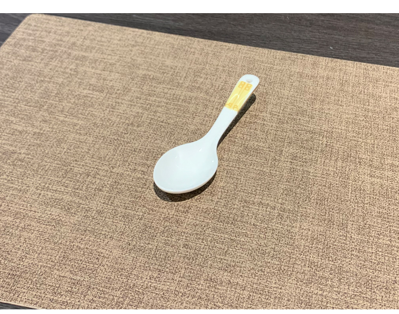 国潮酒店餐厅五星级陶瓷酒店用品批发餐具套装镶边摆台碗盘勺子套装详情6