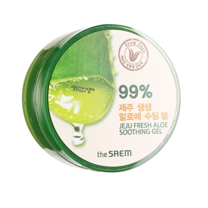 得鲜韩国 99%补水保湿消红镇静芦荟胶修复红血丝舒缓凝胶 所有肤质 300ml芦荟胶详情图5