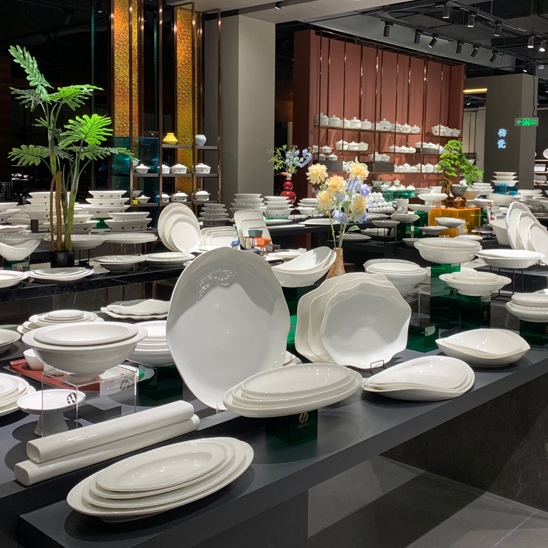 盘子/陶瓷盘/盘子碗/陶瓷盘子/不锈钢托盘子白底实物图