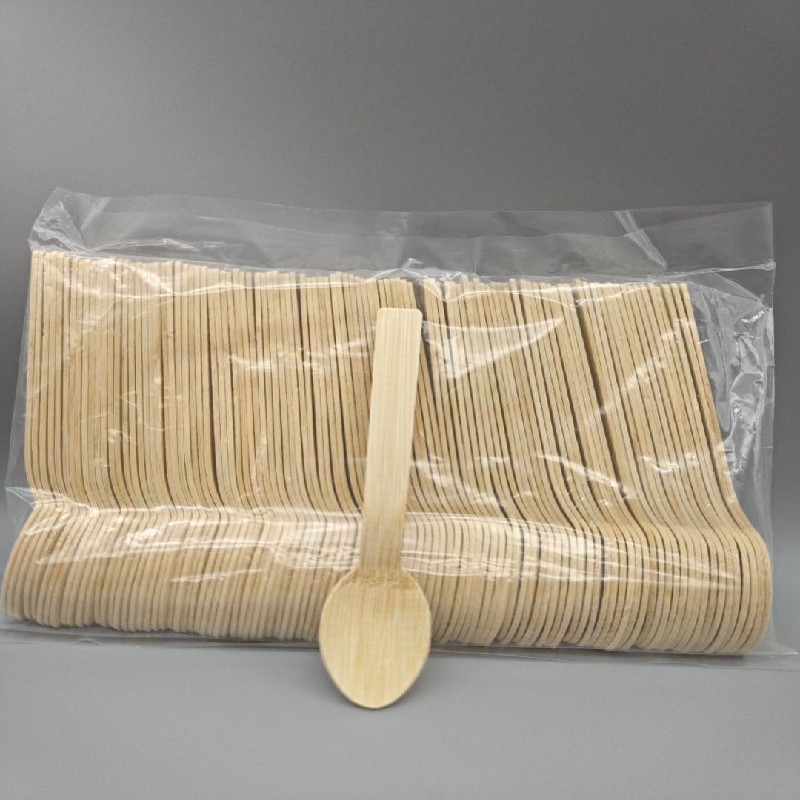 一次性稻壳餐具/一次性勺子/塑料餐具/一次性木质餐具/塑料勺子细节图