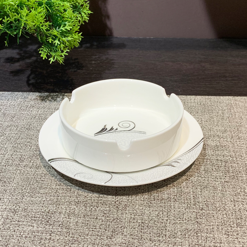 Star hotel table setting ceramic eight-piece set, tableware, restaurant supplies ceramic nine-piece set, reception plates, wholesale dining plates, ceramic new Chinese-style set tableware and plates Item Picture
