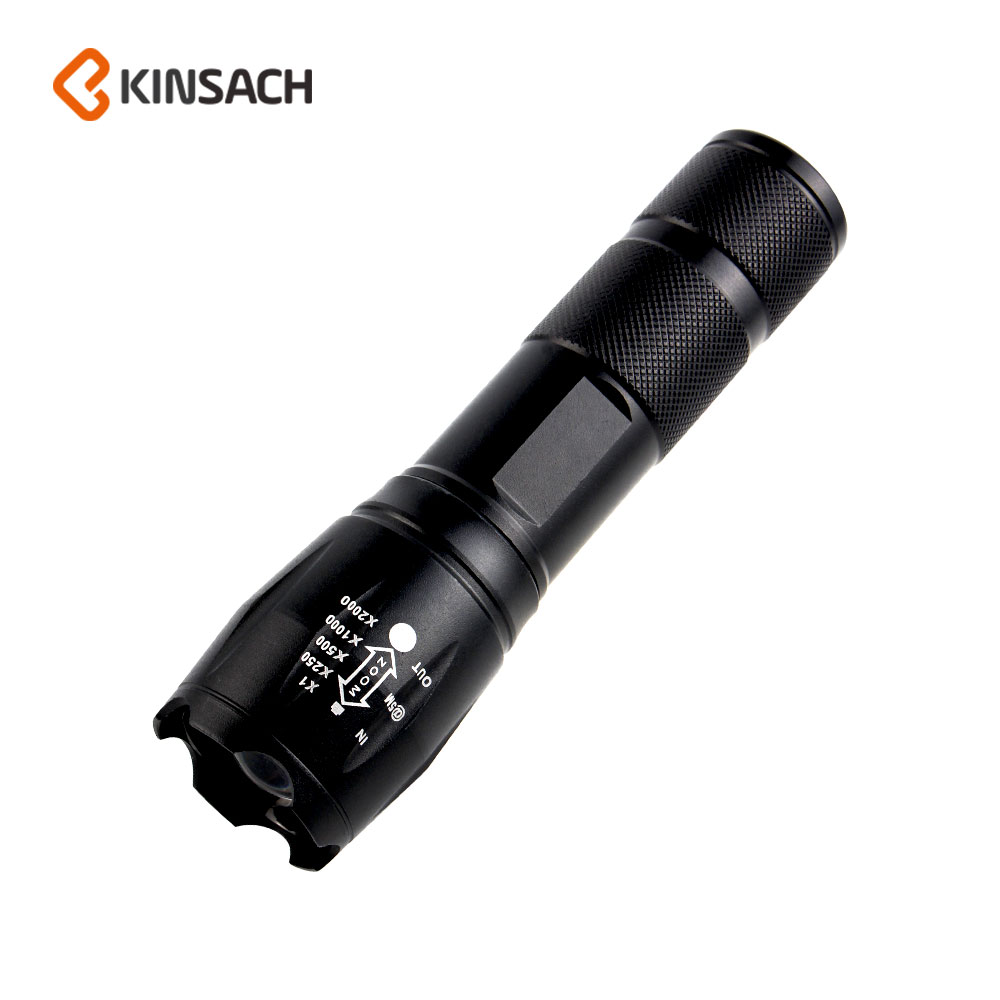 KINSACA Star Source USB charging aluminum alloy focus flashlight