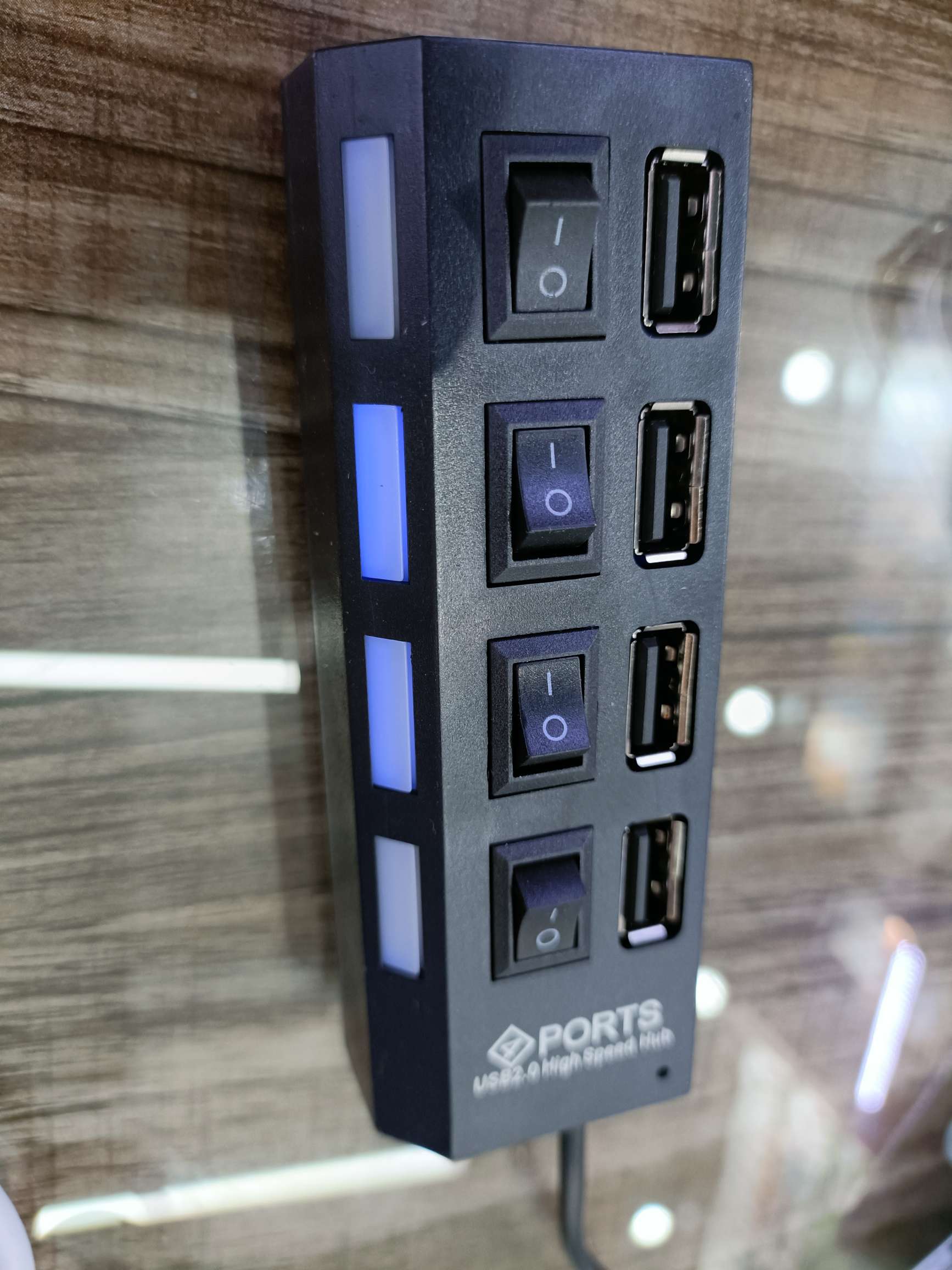 USB电脑接口分线器带开关HUB 4孔独立开关HUB USB2.0集线器 一拖四多接口集线器详情图9