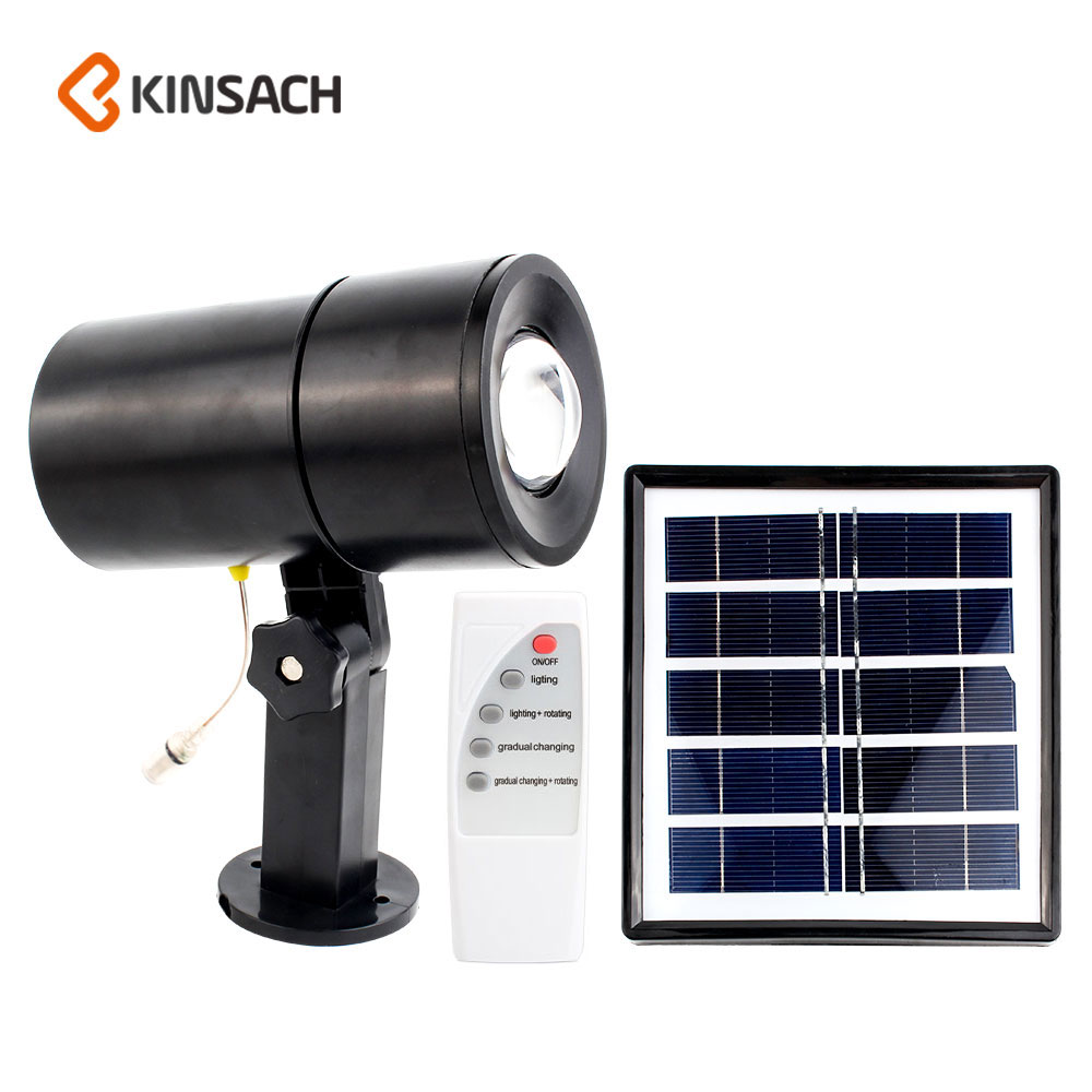 KINSACA Star source solar charging induction single-head seven-color light