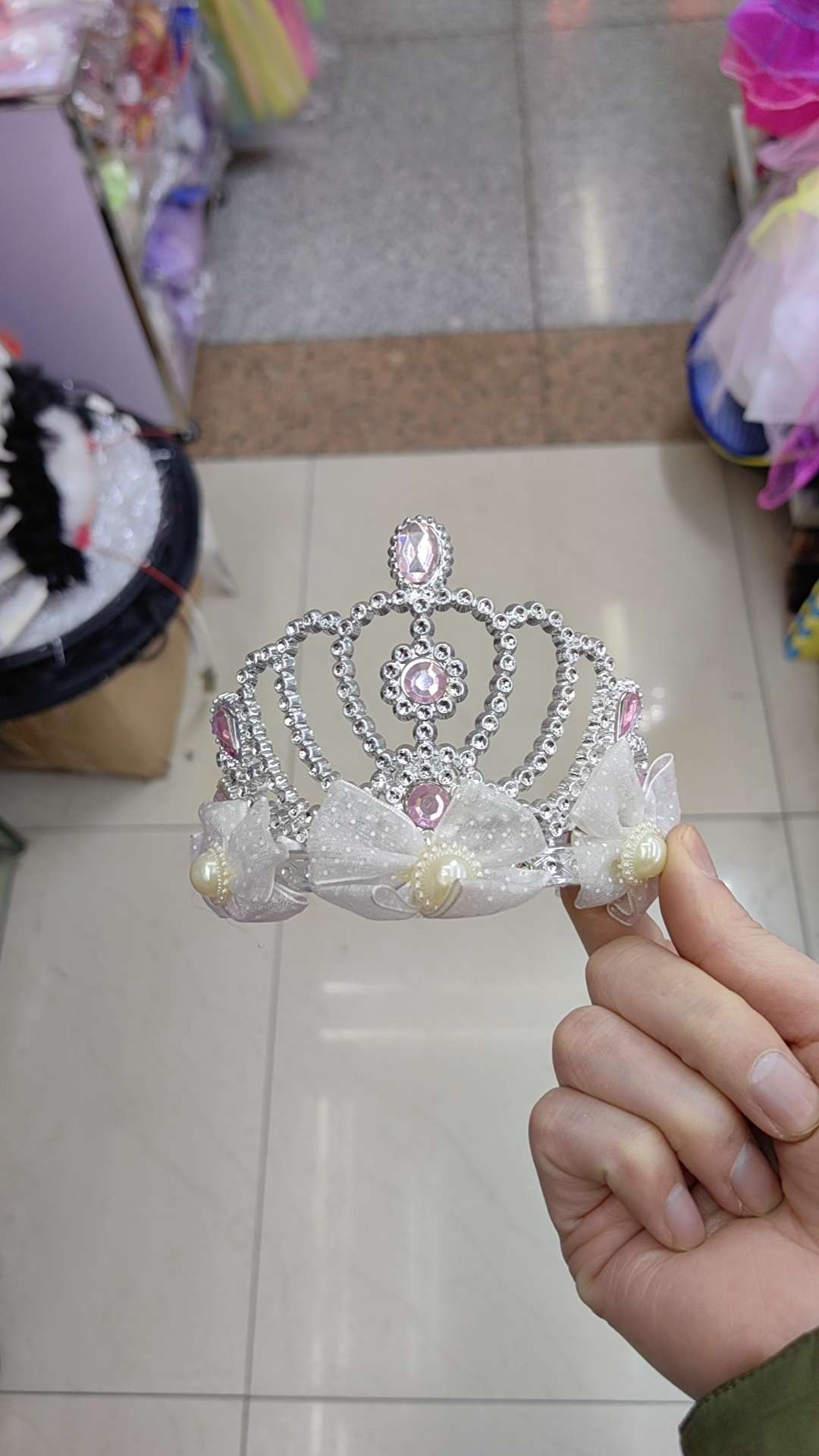 Holiday Party, Tiara, Princess Tiara, Princess Tiara, Flower Tiara, thumbnail