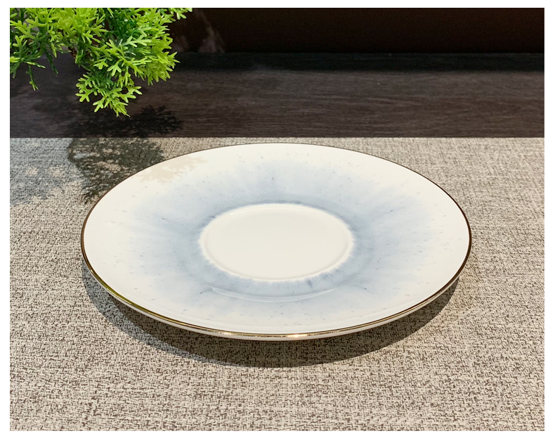 星级酒店摆台陶瓷八件套套餐高档会所餐厅简约陶瓷餐具批发陶瓷盘盘子碗陶瓷盘子详情8