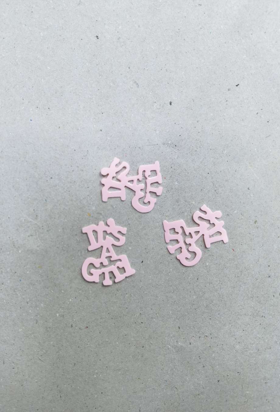 Girl letter sequins, both pVC and pet are available, Jincan 144 detail image 3