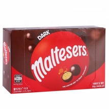 麦提莎（Maltesers）澳洲进口零食90g/盒麦丽素原味黑巧克力桶装食品 黑巧克力(黑盒)