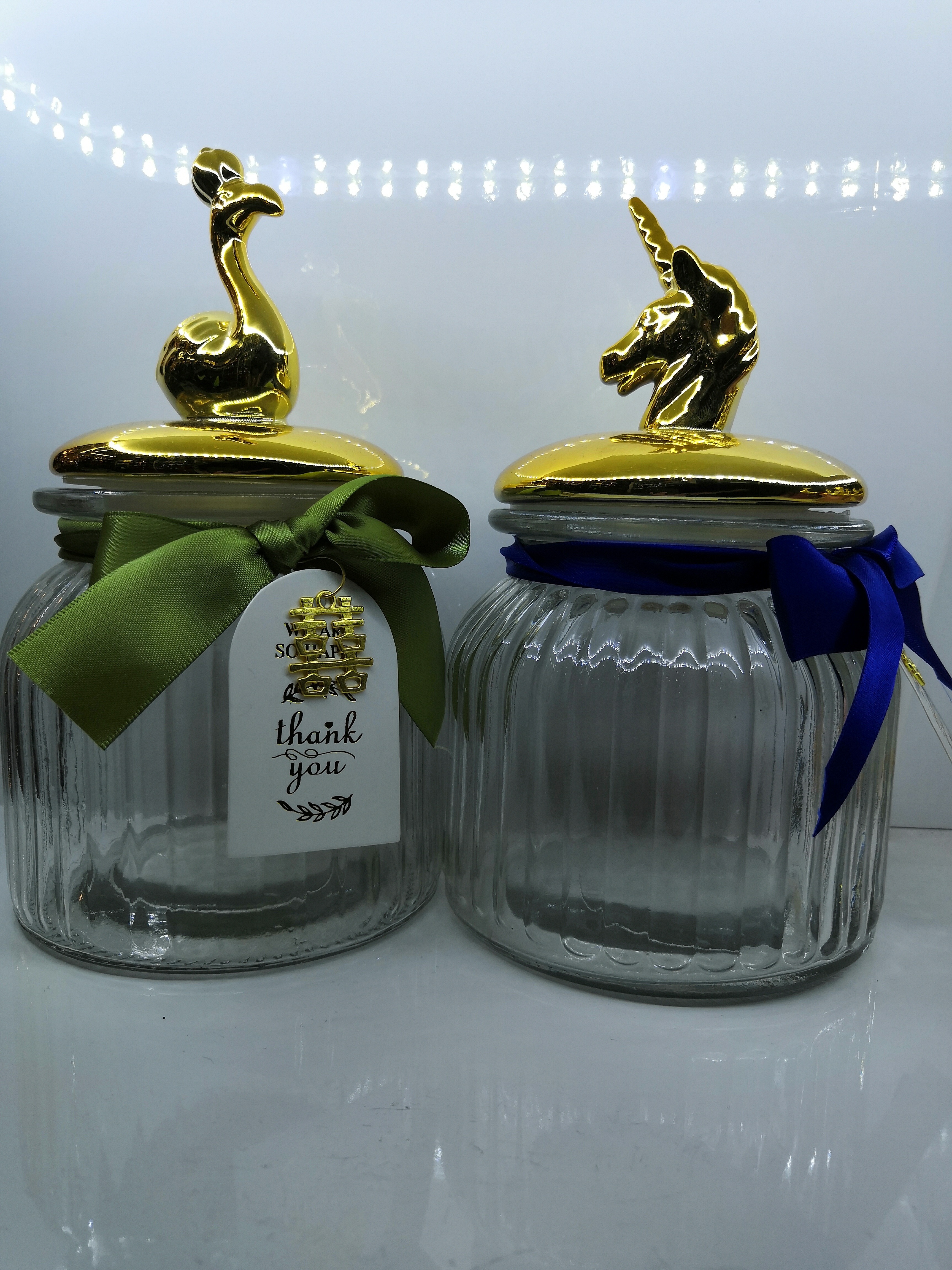 家居工艺品陶瓷新年喜庆储物罐零食罐