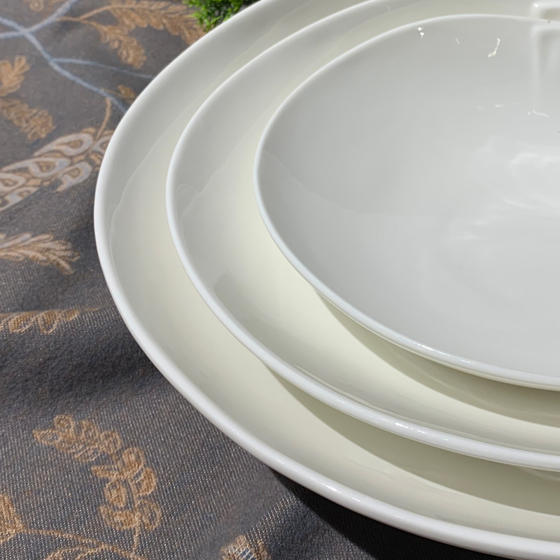 8.5-inch, 10.5-inch, 12.5-inch artistic dishes, creative stir-frying bowls, hotel supplies, Western-style salad bowls, cold dish bowls Specification image