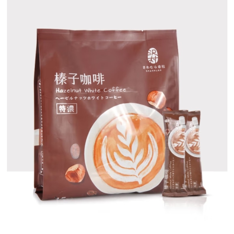沢村会社榛子白咖啡 （固体饮料）40克*15条详情图1
