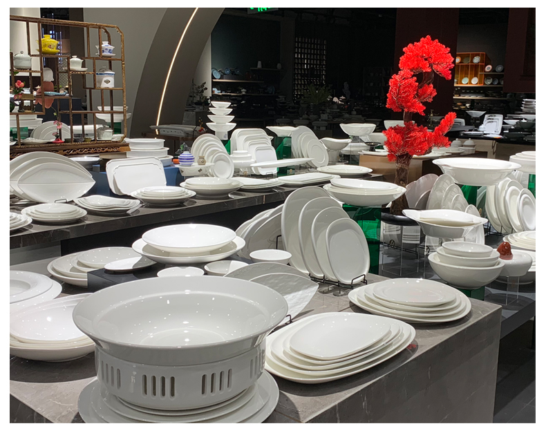 8.5-inch, 10.5-inch, 12.5-inch artistic dishes, creative stir-frying bowls, hotel supplies, Western-style salad bowls, cold dish bowls pic 8