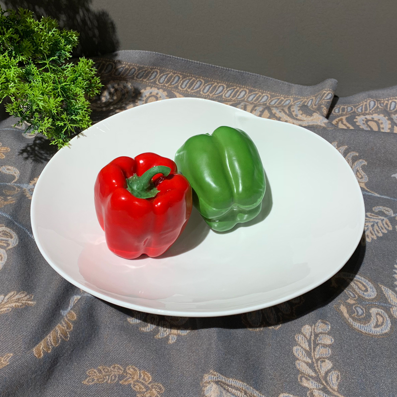 8.5-inch, 10.5-inch, 12.5-inch artistic dishes, creative stir-frying bowls, hotel supplies, Western-style salad bowls, cold dish bowls details Picture
