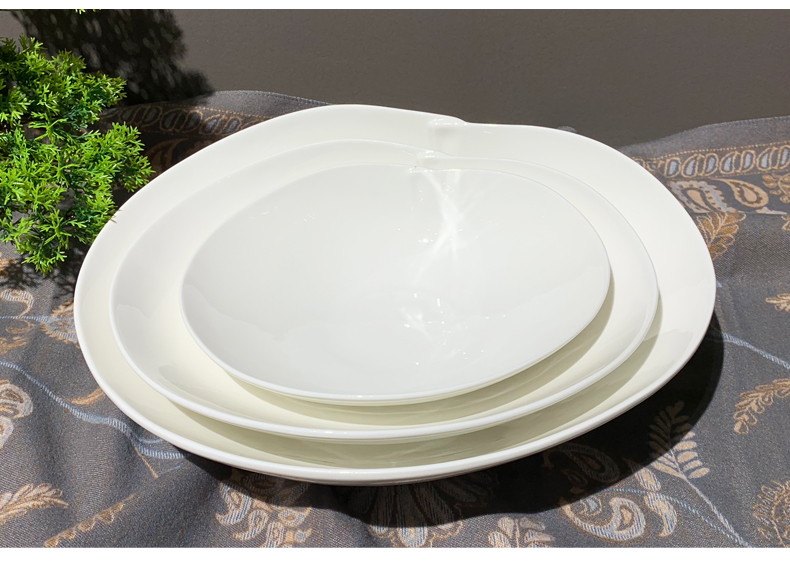 8.5-inch, 10.5-inch, 12.5-inch artistic dishes, creative stir-frying bowls, hotel supplies, Western-style salad bowls, cold dish bowls pic 1