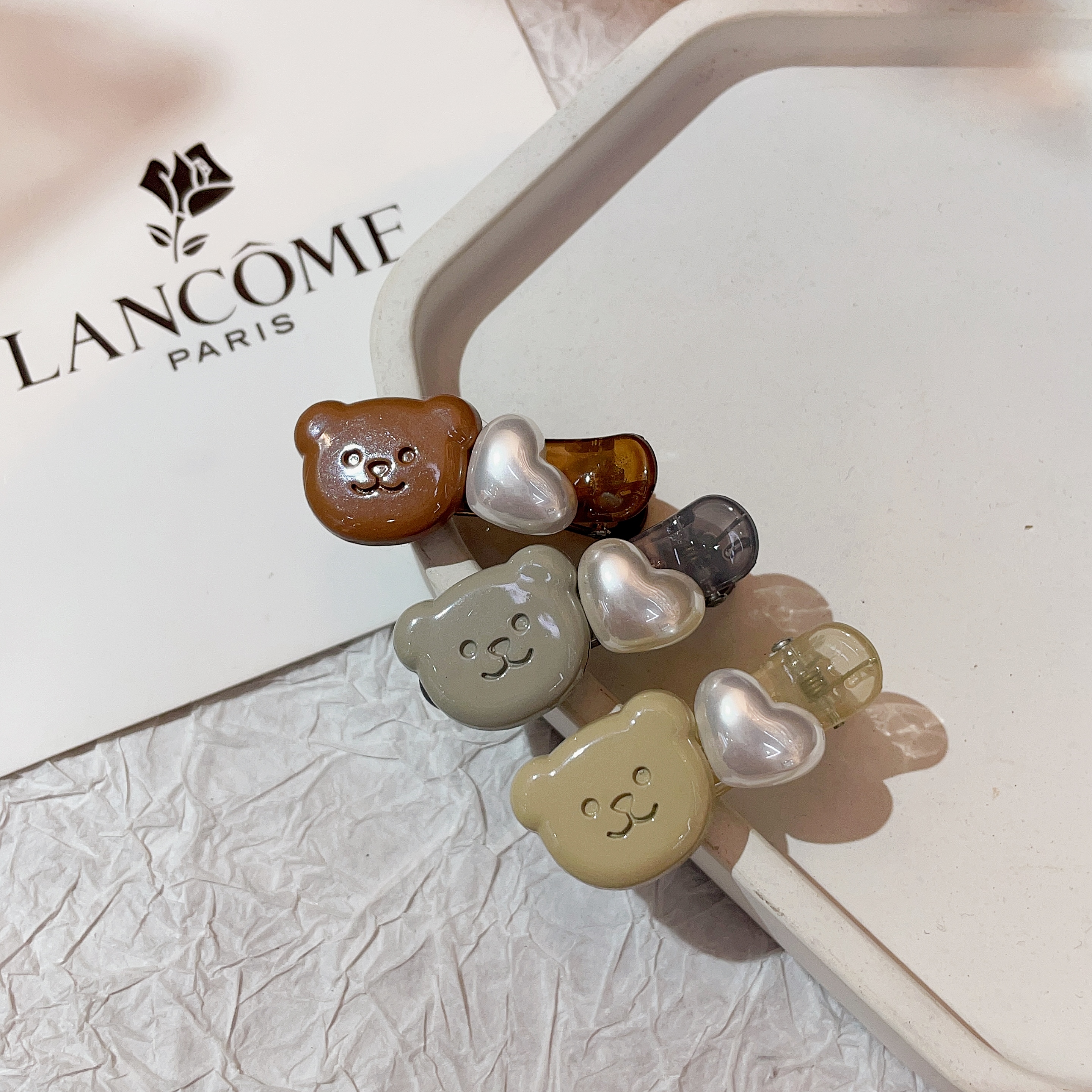 Jelly color series high-end atmospheric pressure acrylic new 2024 color headwear for girls, exquisite matching of hair accessories