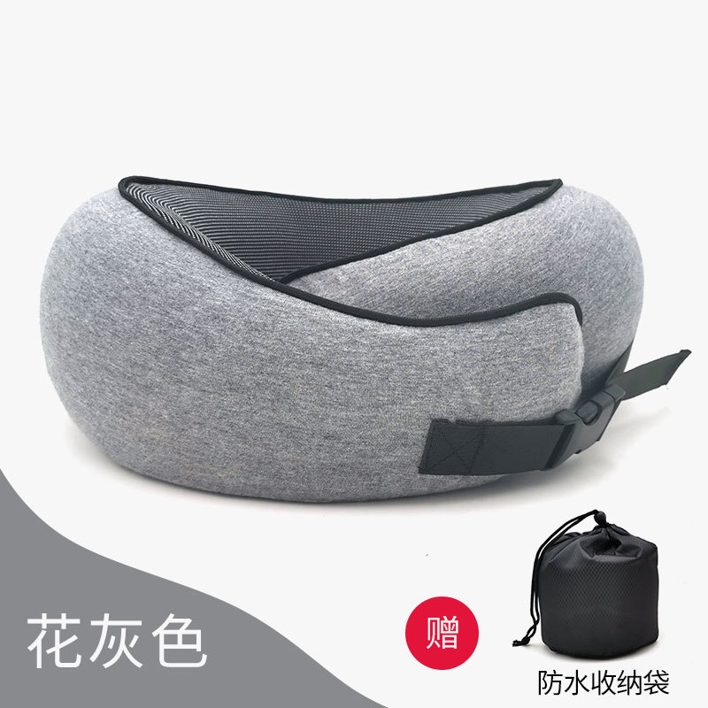 Memory Cotton U-Shaped Pillow Can Accommodate Portable Aircraft Travel Pillow Nap Cervical Neck Support Pillow Specification drawing