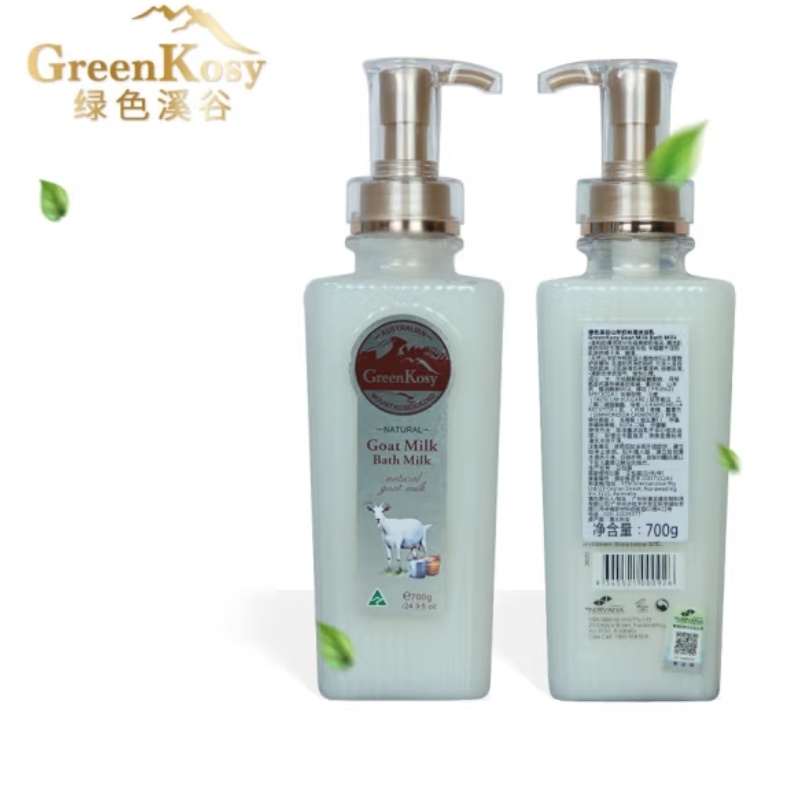 澳洲原装进口 绿色溪谷山羊奶丝滑沐浴乳700g/瓶产品图